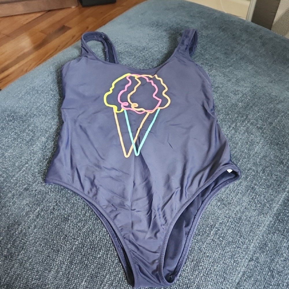 Aerie Midnight Blue Cheeky One-Piece